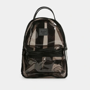 Herschel Clear Bag Nova Mini in Blacksmoke (backpack) NWT